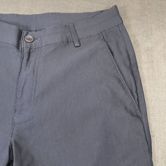 Perry Ellis Mens Slim Fit Navy Blue Dress Pants Size 30x30 Viscose & Polyester - Picture 10 of 14